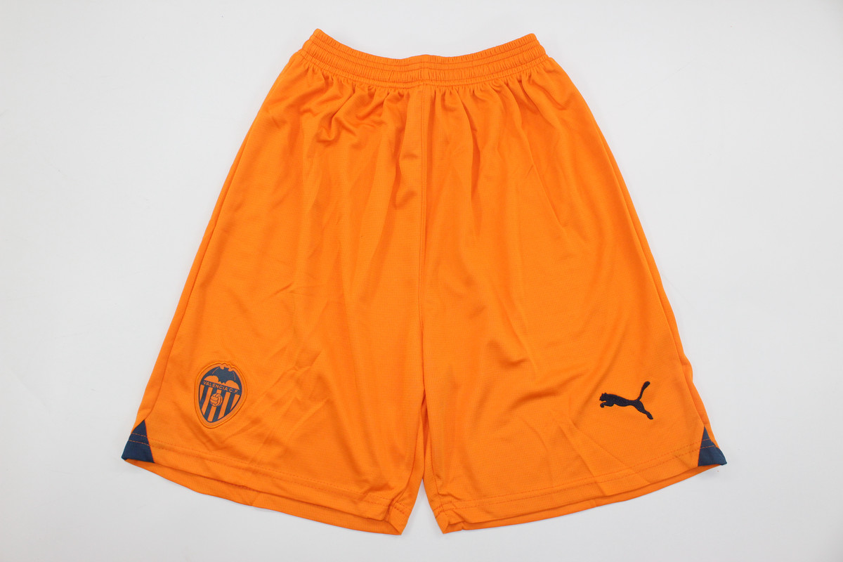 AAA Quality Valencia 23/24 Third Orange Soccer Shorts